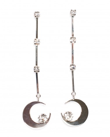 Orecchini donna bijoux ottone argento