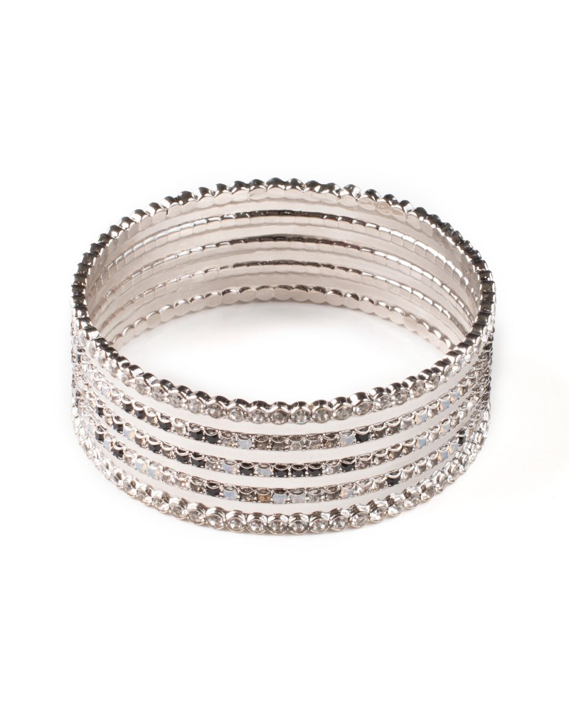 Bracciale donna bijoux ottone argento