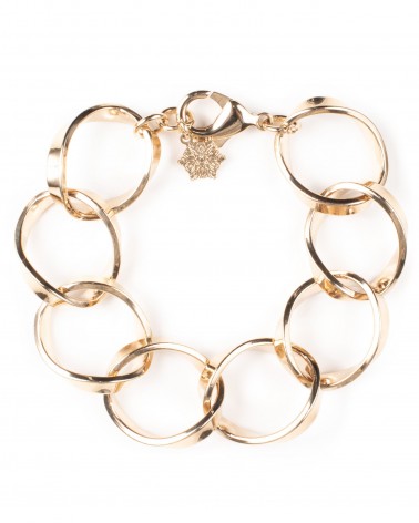 Bracciale donna bijoux ottone oro