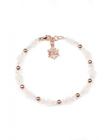 Bracciale donna bijoux ottone oro rosa