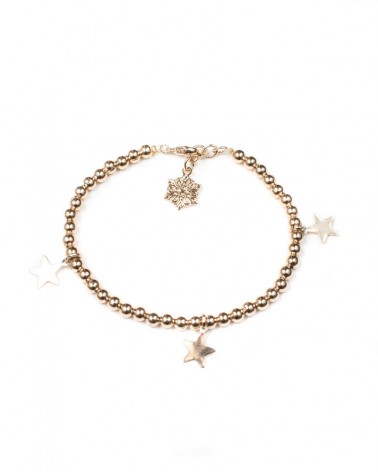 Bracciale donna bijoux ottone oro rosa