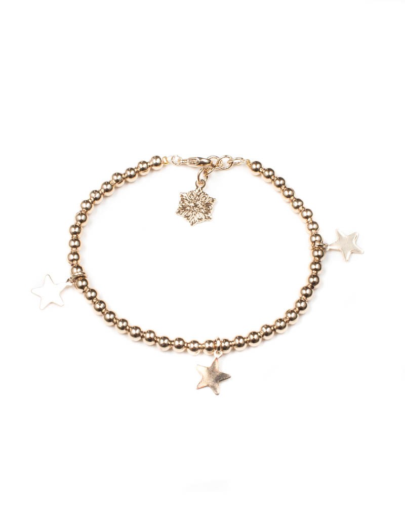 Bracciale donna bijoux ottone oro